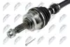 Фото Піввісь (передня) (R) Nissan X-Trail I 2.0/2.5/2.2 dCi/Di 01-13 (29z/547mm) (+ABS44z) NTY (NPW-NS-066) зображення 3