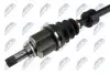 Піввісь Renault Scenic 1.5dCi 09- (L) (25x26x680) NTY (NPW-RE-134) зображення 3