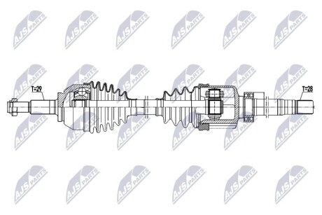 Напіввісь NTY NPW-RE-205