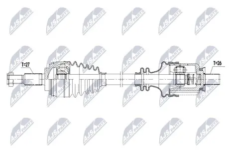Автозапчастина NTY NPW-RE-208