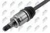 ПІВВІСЬ | SUBARU FORESTER AWD 13- /ЗАД,L=P,MTM,ATM/ NTY (NPW-SB-033) зображення 2