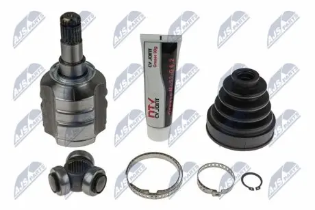 Фото ШАРНІР РІВНИХ КУТОВИХ ШВИДКОСТЕЙ | TOYOTA AVENSIS 1.6,1.8,2.0 97-03, 1.6 03-, AURIS 1.4D-4D,1.6,1.8 06-, COROLLA 1.4D-4D,1.6 06- /ЛІВ/ NTY (NPW-TY-020) зображення 1