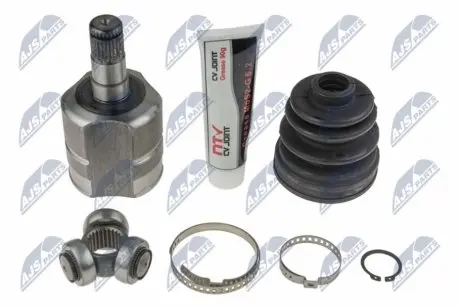 Фото 1 — ШАРНІР РІВНИХ КУТОВИХ ШВИДКОСТЕЙ | VOLVO S40/V50 2.4I, 2.4D D5, 2.5I T5 04-, C30/C70 2.4I, 2.4D D5, 2.5I T5 06- /ЛІВ/ NTY (NPW-VV-003) Фото ШАРНІР РІВНИХ КУТОВИХ ШВИДКОСТЕЙ | VOLVO S40/V50 2.4I, 2.4D D5, 2.5I T5 04-, C30/C70 2.4I, 2.4D D5, 2.5I T5 06- /ЛІВ/ NTY (NPW-VV-003) зображення 1