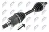 ПІВВІСЬ | VOLVO S80 2.5T 2007-2013 AT LH   VOLVO S60 II D3/D4/D5 10-15, S80 II D5, 2.5T 07-, V60 D3/D5 10-16, V70 III D3/D4 10-15 /ЛІВ, ATM/ NPW-VV-023