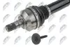 ПІВВІСЬ | VOLVO XC90 D3/D5 02-14 VIN->354475, 3.2V6 VIN ->354978 02-14, 4.4V8 VIN ->367133 02-07 /ЛІВ,ATM/ NTY (NPW-VV-050) зображення 2