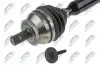 ПІВВІСЬ | VOLVO XC90 D3/D5 02-14 VIN->354475, 3.2V6 VIN ->354978 02-14, 4.4V8 VIN ->367133 02-07 /ЛІВ,ATM/ NTY (NPW-VV-050) зображення 3