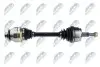 Піввісь (передня) VW T5 1.9TDI-2.5TDI 03- (L) (26x38x613) NPW-VW-046