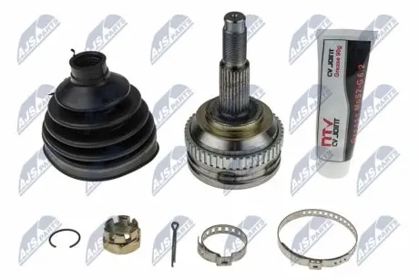 ШАРНІР РІВНИХ КУТОВИХ ШВИДКОСТЕЙ | DODGE CARAVAN 91-, CHRYSLER VOYAGER 96-08 /+ABS=47T/ NTY NPZ-CH-001 Купити в Україні