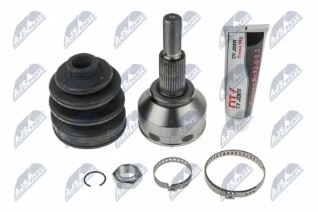 ШАРНІР РІВНИХ КУТОВИХ ШВИДКОСТЕЙ | DODGE JOURNEY 08-, FIAT FREEMONT 11- /ПЕРЕД/ЗАД/ NTY NPZ-CH-029 Купити в Україні