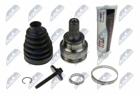 Фото ШАРНІР РІВНИХ КУТОВИХ ШВИДКОСТЕЙ | FORD KUGA 08-12, VOLVO S60 II 10-, S80 II 07-16, V60 10-, V70 III 08-16, XC60 09-, XC70 II -7-, XC90 03-14 /ЗАД/ NTY (NPZFR046) зображення 1