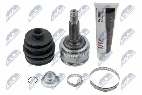 ШАРНІР РІВНИХ КУТОВИХ ШВИДКОСТЕЙ | KIA PICANTO 1.0I, 1.1I 04-,HYUNDAI I10 08- /+ABS=48T/ NTY NPZ-KA-311 Купити в Україні