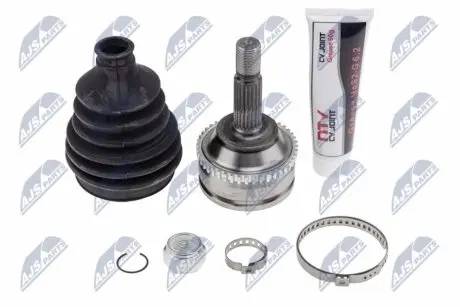 Фото ШАРНІР РІВНИХ КУТОВИХ ШВИДКОСТЕЙ | RENAULT MEGANE I 1.4,1.6,1.8,1.9D,1.9DT,1.9DTI,1.9DCI,1.9TD 96-02 NTY (NPZ-RE-010) зображення 1