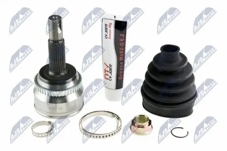ШАРНІР РІВНИХ КУТОВИХ ШВИДКОСТЕЙ | TOYOTA CAMRY/SOLARA 2.4 01-11, HIGHLANDER 07-13 NTY NPZ-TY-017