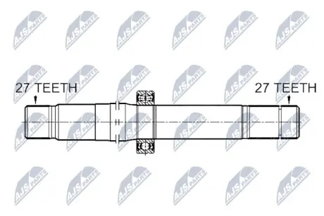 Автозапчасть NTY NWP-ME-003 Купить в Украине