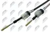 ТРОС ПЕРЕКЛЮЧЕНИЯ ПЕРЕДАЧ OPEL ASTRA G 1998-,ZAFIRA A 1999- NTY (NXX-PL-006) изображение 3