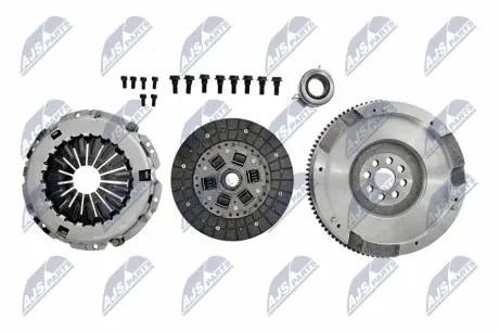 Комплект зчеплення Fiat Bravo/Punto 1.4 04- (d=200mm) (+вижимний) NTY NZSTY001