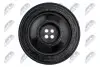 Шків колінвалу BMW 1/3/X1/X3 2.0D 04- (6PK) NTY (RKPBM008) зображення 5