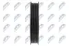 Шків колінвалу Ford Transit 2.4DI/TDCi/TDE 00-06 / 2.2TDCi 11-18 (7PK) NTY (RKPFR005) зображення 3