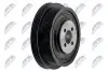 Шків колінвалу Fiat Ducato 2.3D Multijet 06- (4PK+7PK) NTY (RKPFT008) зображення 2