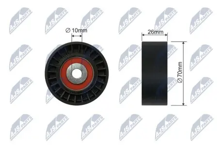 Фото 1 — РОЛИК РУЧЕЙКОВОГО РЕМЕНЯ | FORD MONDEO, GALAXY, S-MAX, LAND ROVER FREELANDER 2 2.2 TDCI 08-14 NTY (RNK-FR-058) Фото РОЛИК РУЧЕЙКОВОГО РЕМЕНЯ | FORD MONDEO, GALAXY, S-MAX, LAND ROVER FREELANDER 2 2.2 TDCI 08-14 NTY (RNK-FR-058) зображення 1