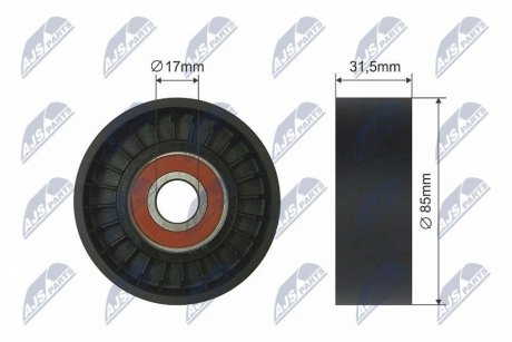 РОЛИК РУЧЕЙКОВОГО РЕМНЯ NTY RNK-NS-039 (фото 1)