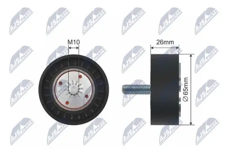 Фото РОЛИК РУЧЕЙКОВОГО РЕМЕНЯ | OPEL ANTARA A 2.0D 07.06- NTY (RNKPL028) зображення 1