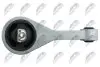 Фото ПОДУШКА ДВИГУНА | FORD FIESTA IV (96) 1995 - 2013 1.0 - 48 KW/65 HP /ЗАД/ NTY (ZPS-FR-061) зображення 3