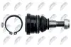 ШАРОВА ОПОРА ПІДВІСКИ | MITSUBISHI GALANT DJ1A/DJ3A/DJ5A 06-, ECLIPSE USA 06- /ПЕРЕД НИЗ/ NTY (ZSD-MS-024) зображення 3