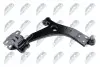 Важіль підвіски (передній) (R) Ford Focus III/C-Max II 10- (з кульовою) (d=21mm) NTY (ZWDFR020) зображення 1