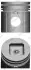 Поршень (діаметр 100мм, STD) PERKINS, FIATALLIS TL645H KALMAR DCD120-12, DCD160-9, DCD90-6 MASSEY FERGUSON 396, 399, 399 HILINE, 399 S, 3085, 401, 465, 4260, 4270, 4360, 5360, 5365, 660, 6160 NURAL (8710170000) зображення 2