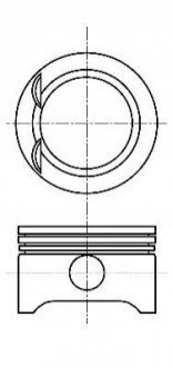 Поршень двигателя NURAL 87-102707-00