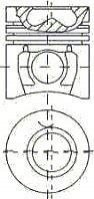 Поршень NURAL 8710320700