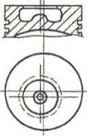 Поршень NURAL 8710390030