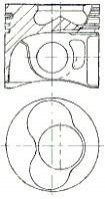 Поршень NURAL 87-114900-66