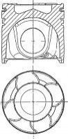 Поршень NURAL 8713650065