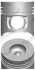 Поршень (діаметр 104мм, STD) AGRIFULL 80 CASE IH JX FIAT 100-XX, 115-XX, 130-XX, 90-XX, FE FIATAGRI 80 FIATALLIS FD, FR NEW HOLLAND L, TD, TN, XX.86, XX.90, XX.94, XXX.90 8045.05-8065.E NURAL (8724780000) зображення 2