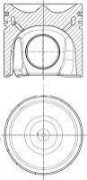 Поршень (OM501/OM502) NURAL 8742090050