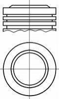 Поршень NURAL 8752760600