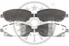 Тормозные колодки, дисковый тормоз.) Optimal (12551) изображение 1