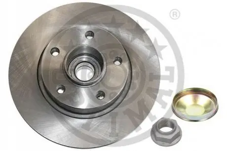 Диск гальмівний (задній) Renault Trafic/Opel Vivaro 01- (280х12) (+ABS) (з підшипником) Optimal 202101BS1 Купити в Україні