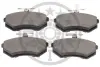Колодки гальмівні (передні) Audi 80/100 -90 (з датчиком) Optimal (BP-09271) зображення 1