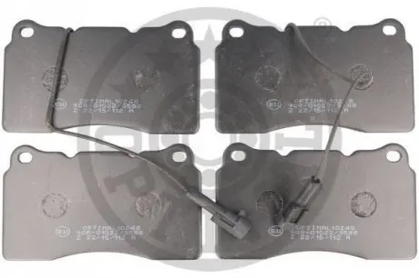 Фото Колодки гальмівні (передні) Alfa Romeo 159/166/Spider 98-11 (Brembo) Optimal (BP10248) зображення 1