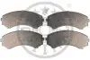 Колодки гальмівні (передні) Mitsubishi Grandis 04-11/Pajero II-IV 90-/Mazda E2000/2200 88-03 Optimal (BP12086) зображення 1