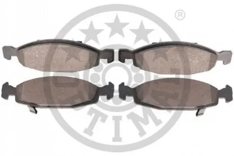 Фото 1 — Колодки гальмівні (передні) Jeep Grand Cherokee 3.1TD/4.0I/4.7V8 99-05 Optimal (BP12100) Фото Колодки гальмівні (передні) Jeep Grand Cherokee 3.1TD/4.0I/4.7V8 99-05 Optimal (BP12100) зображення 1