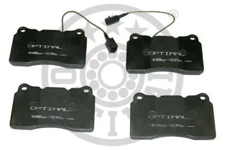 Фото 1 — Гальмівні колодки дискові Optimal (BP-12122) Фото Гальмівні колодки дискові Optimal (BP-12122) зображення 1