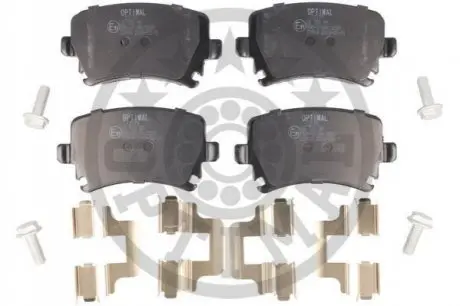Колодки гальмівні (задні) VW Caddy 03-15 Optimal BP12179