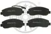 Колодки гальмівні (передні) Renault Master III/Opel Movano B/Nissan NV400 10- (+датчик) Optimal (BP12419) зображення 1