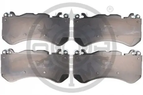 Фото Колодки гальмівні (передні) C-class (W204/W205) 08- /E-class (W211/W212) 06- /S-class (W221/W222) 05- Optimal (BP12584) зображення 1