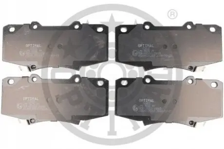 Колодки гальмівні (передні) Toyota Hilux 2.5-4.0 d-4d 04 Optimal BP12602
