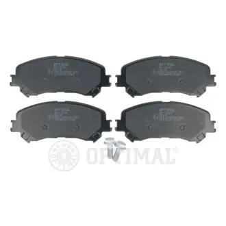 Колодки гальмівні (передні) Renault Espace V/Megane IV 15- (Akebono) Optimal BP-12829